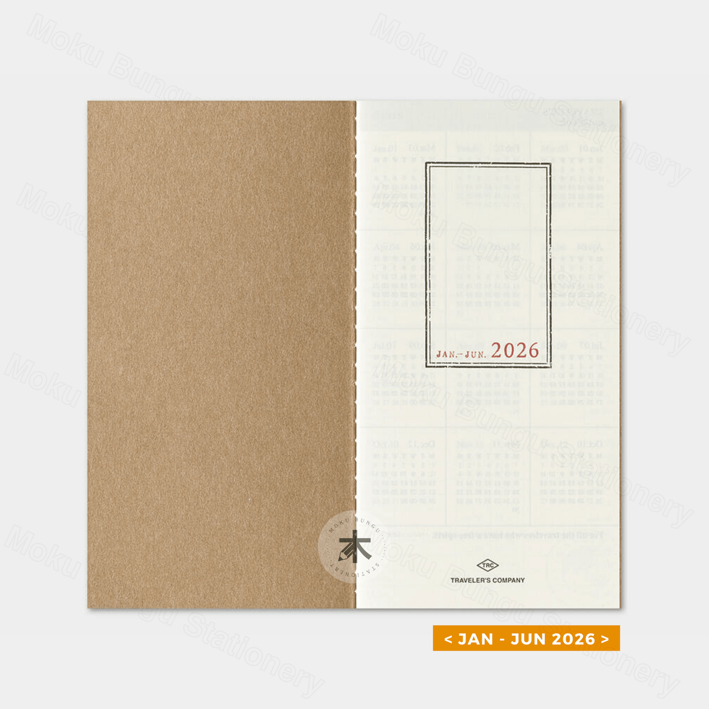 TRAVELER'S notebook Refill - Regular Size - 2026 Diary - Weekly Vertical Planner
