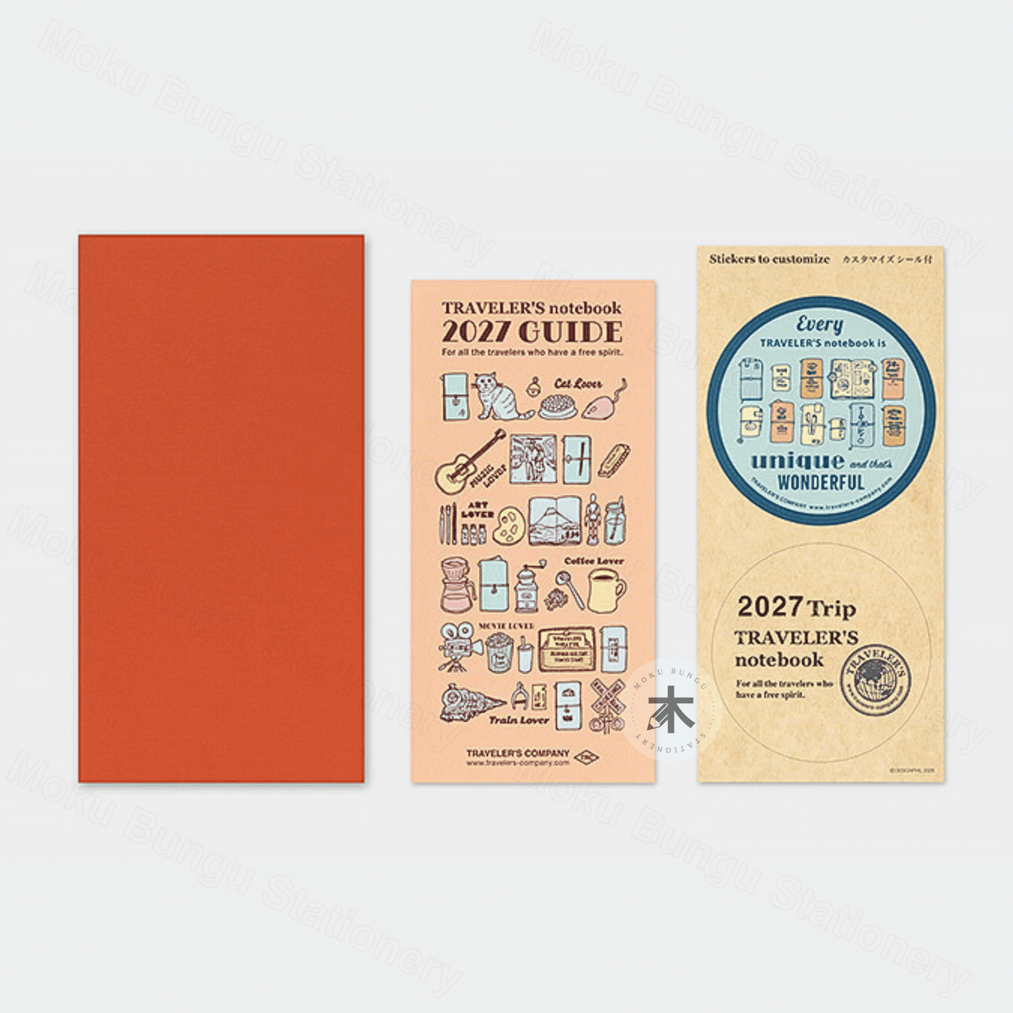 TRAVELER'S notebook Refill - Regular Size - 2027 Diary - Monthly Planner
