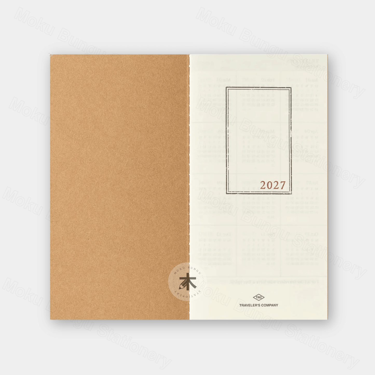 TRAVELER'S notebook Refill - Regular Size - 2027 Diary - Monthly Planner
