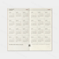 TRAVELER'S notebook Refill - Regular Size - 2027 Diary - Monthly Planner