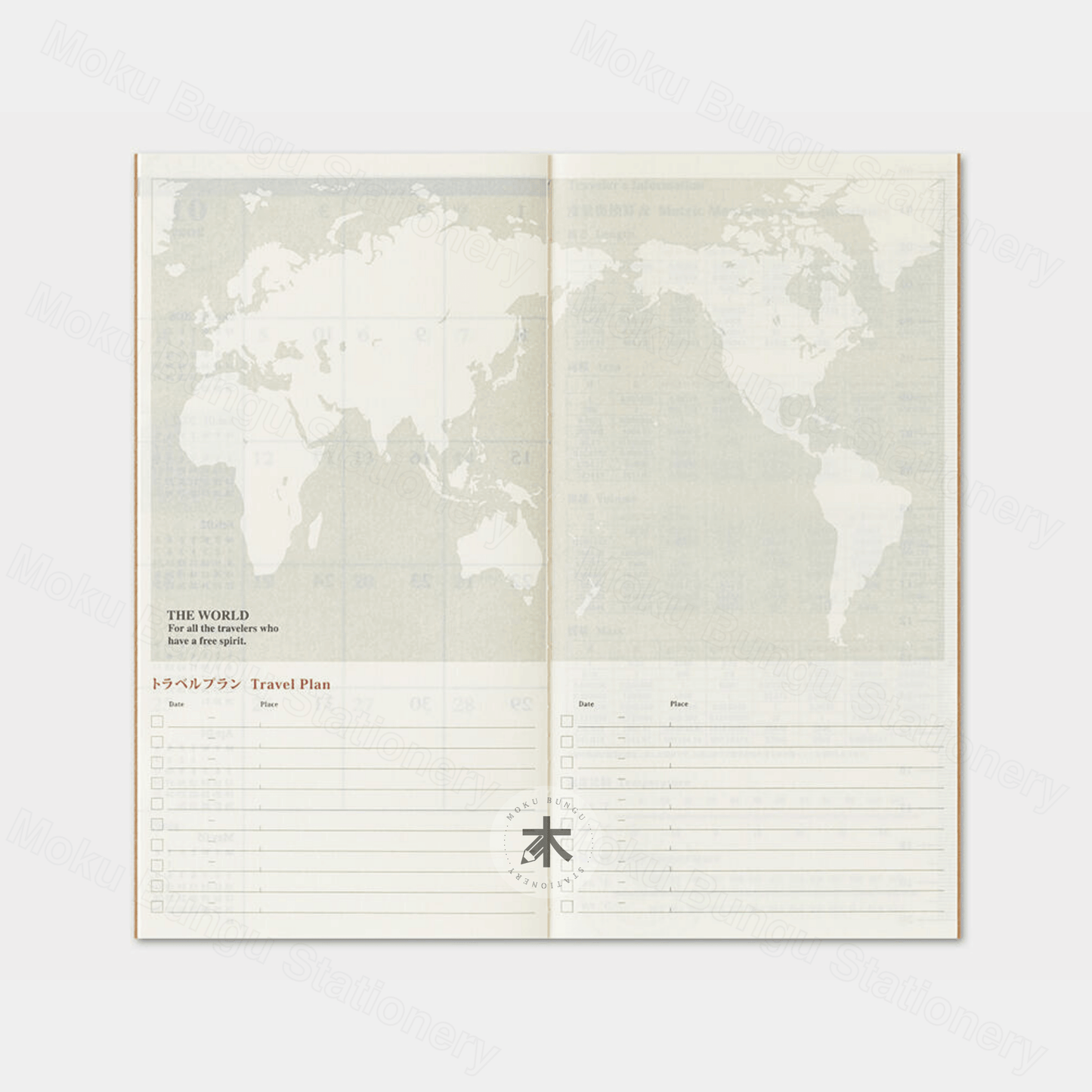 TRAVELER'S notebook Refill - Regular Size - 2027 Diary - Monthly Planner