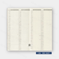 TRAVELER'S notebook Refill - Regular Size - 2027 Diary - Weekly + Memo Planner