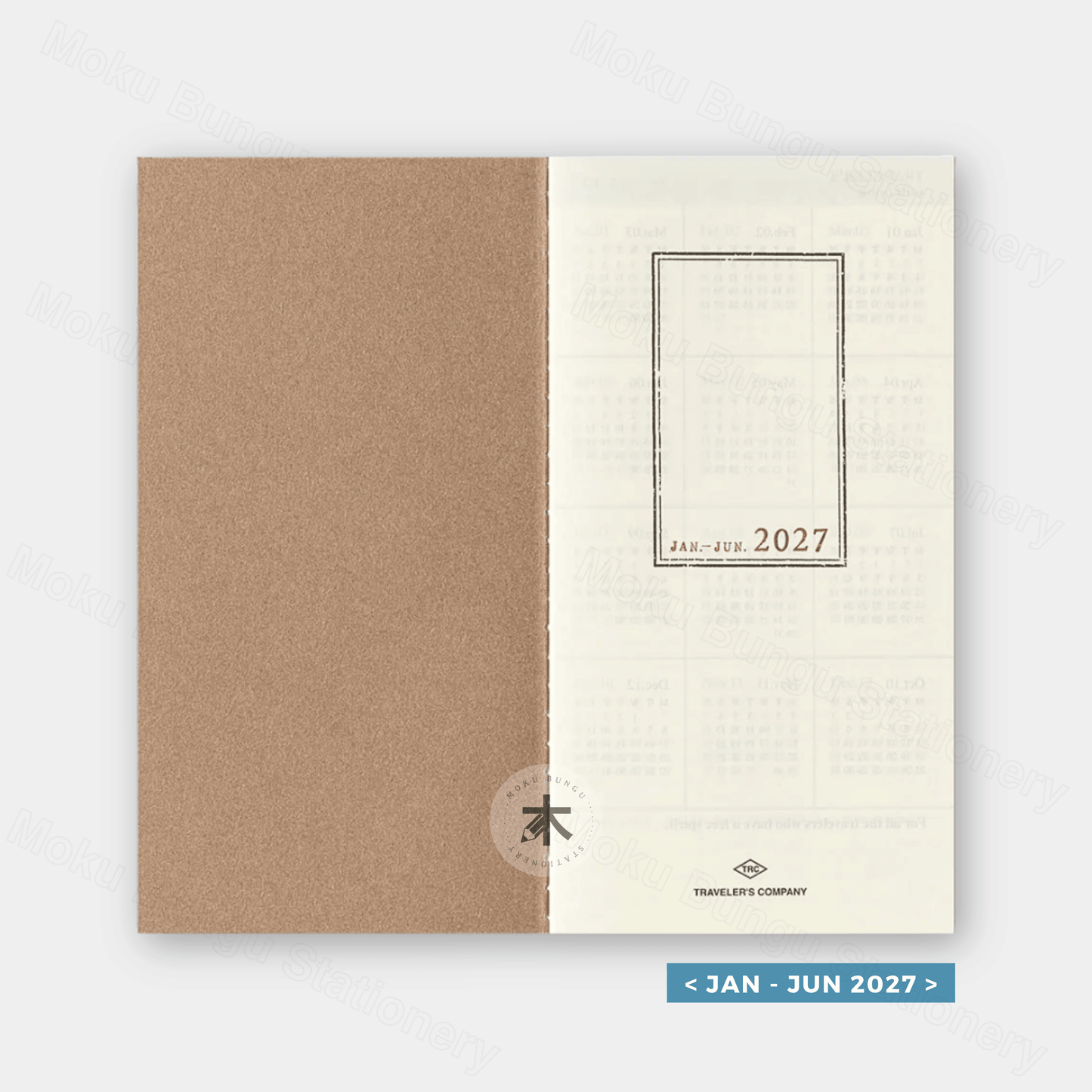 TRAVELER'S notebook Refill - Regular Size - 2027 Diary - Weekly + Memo Planner