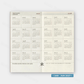TRAVELER'S notebook Refill - Regular Size - 2027 Diary - Weekly + Memo Planner
