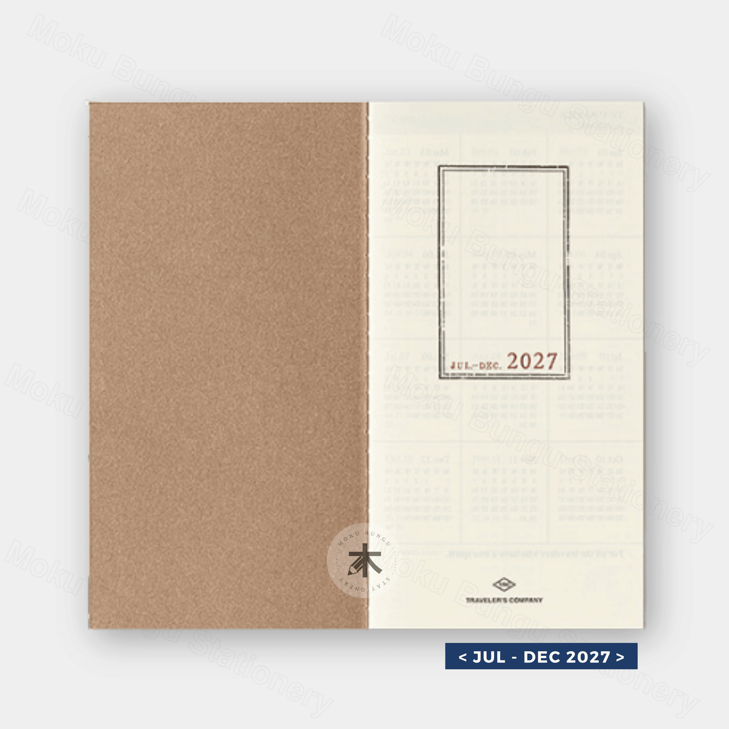 TRAVELER'S notebook Refill - Regular Size - 2027 Diary - Weekly + Memo Planner