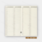 TRAVELER'S notebook Refill - Regular Size - 2027 Diary - Weekly Vertical Planner