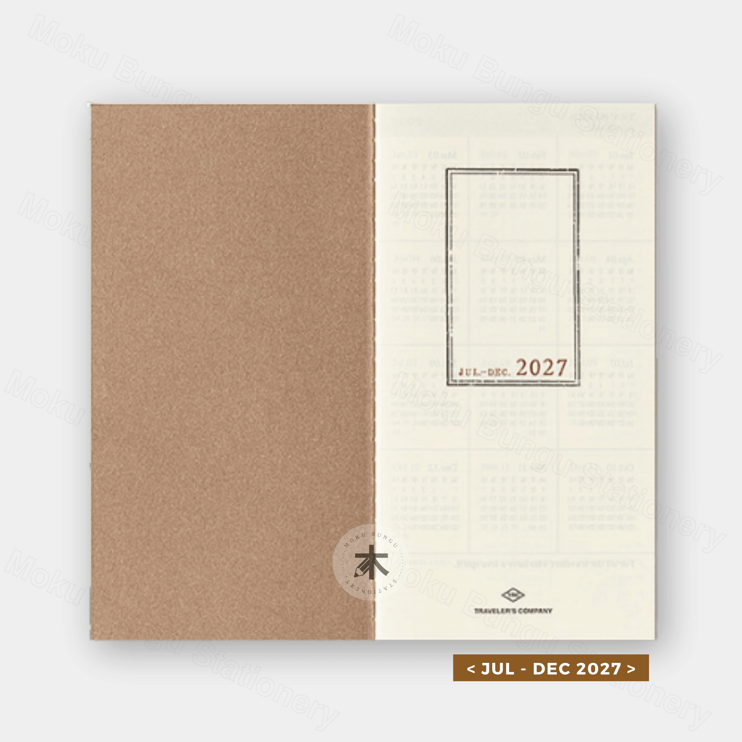 TRAVELER'S notebook Refill - Regular Size - 2027 Diary - Weekly Vertical Planner