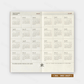 TRAVELER'S notebook Refill - Regular Size - 2027 Diary - Weekly Vertical Planner
