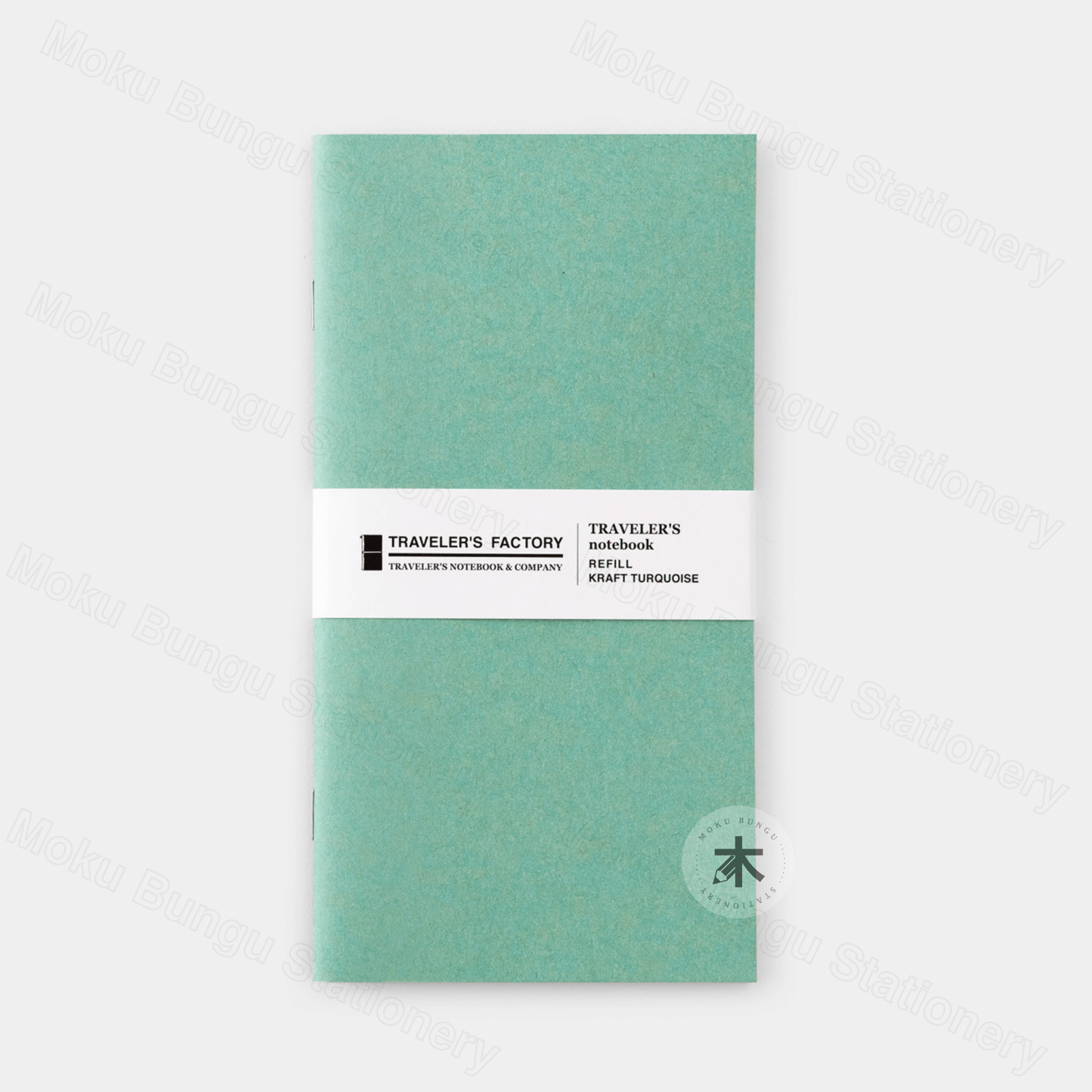 TRAVELER'S notebook Refill - Regular Size - Traveler's Factory Original Colour - Kraft Paper - Turquoise