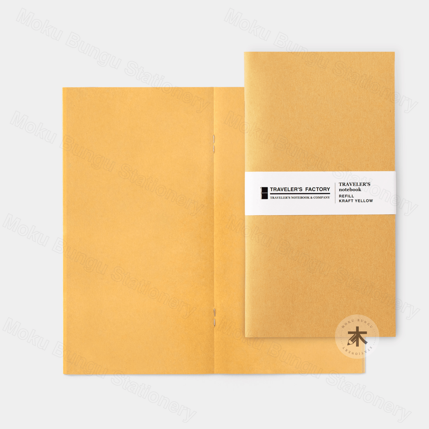 TRAVELER'S notebook Refill - Regular Size - Traveler's Factory Original Colour - Kraft Paper - Yellow