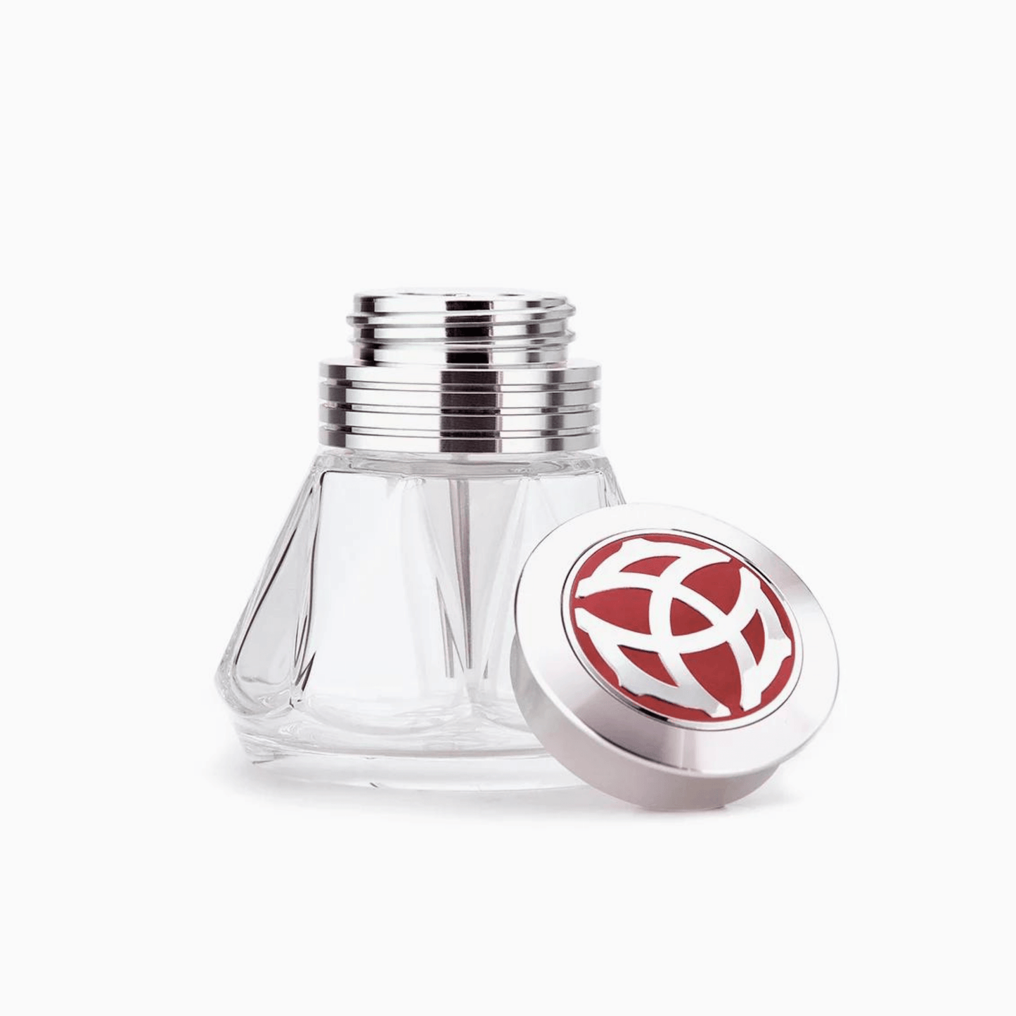 TWSBI Diamond 50 Ink Bottle (Empty) - Polished Aluminium - Silver