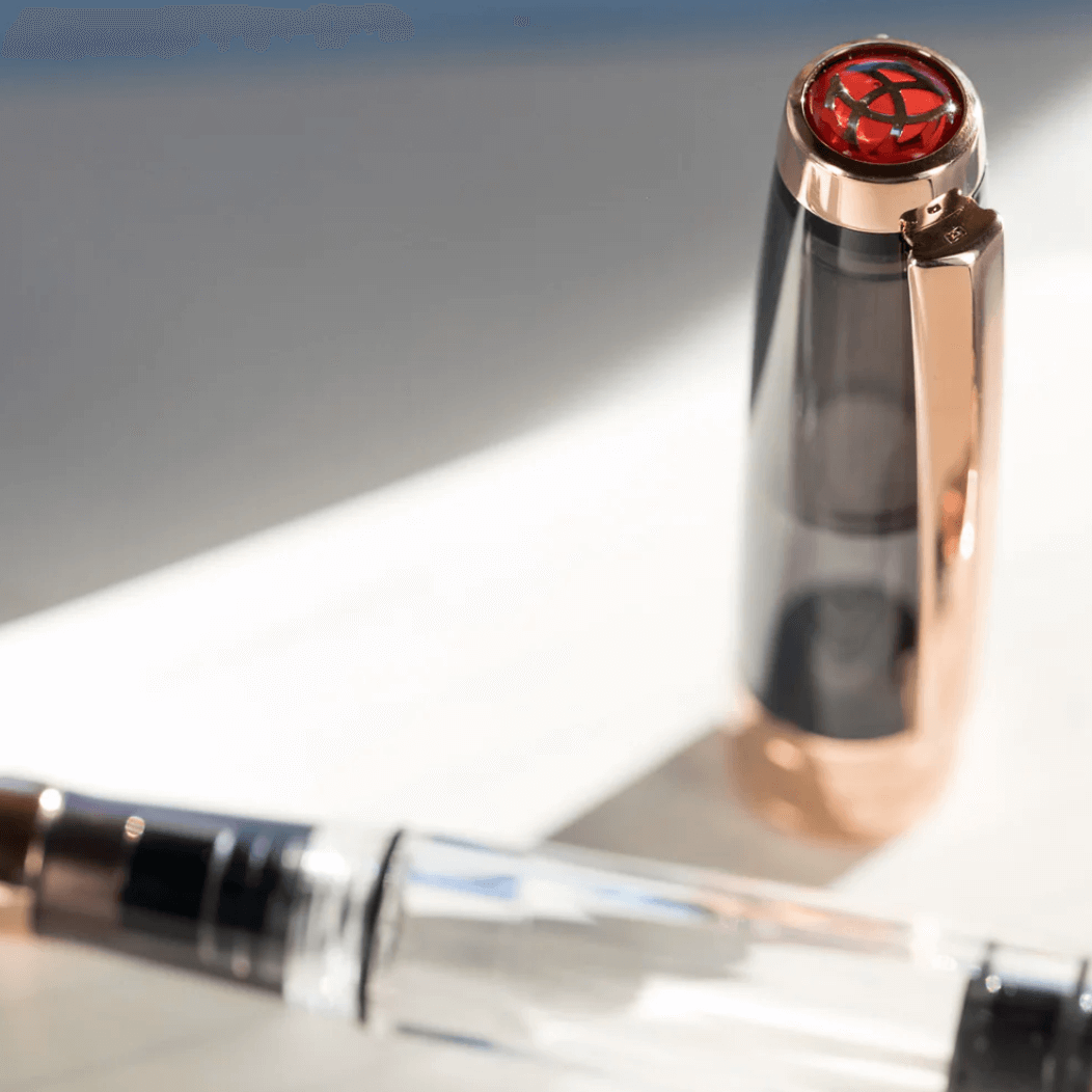 TWSBI Diamond 580 Fountain Pen - Smoke Rose Gold II - Fine Nib