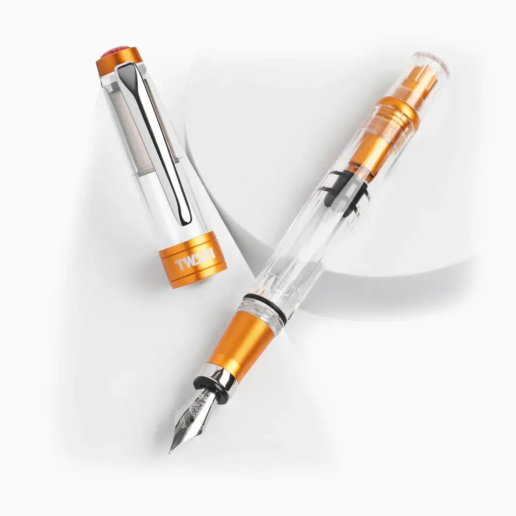 TWSBI Diamond 580ALR Fountain Pen - Sunset Yellow - Medium Nib