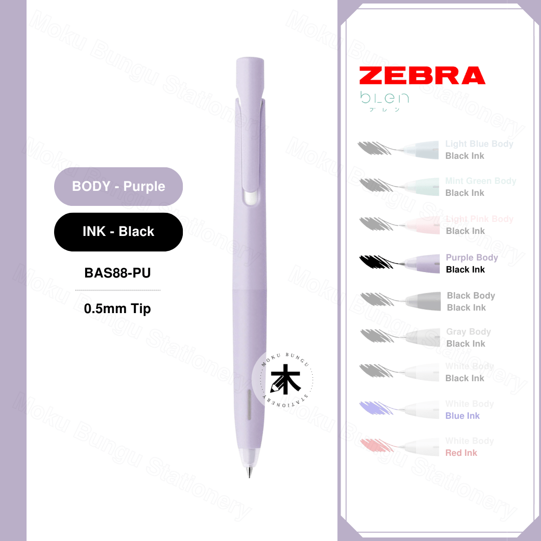 Zebra Blen Ballpoint Pen - 0.5mm