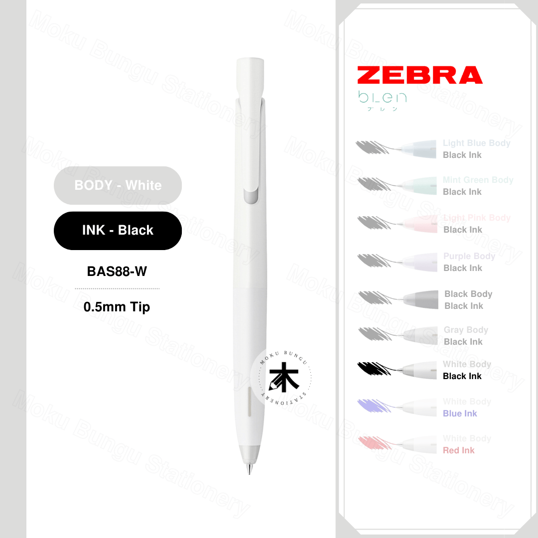 Zebra Blen Ballpoint Pen - 0.5mm