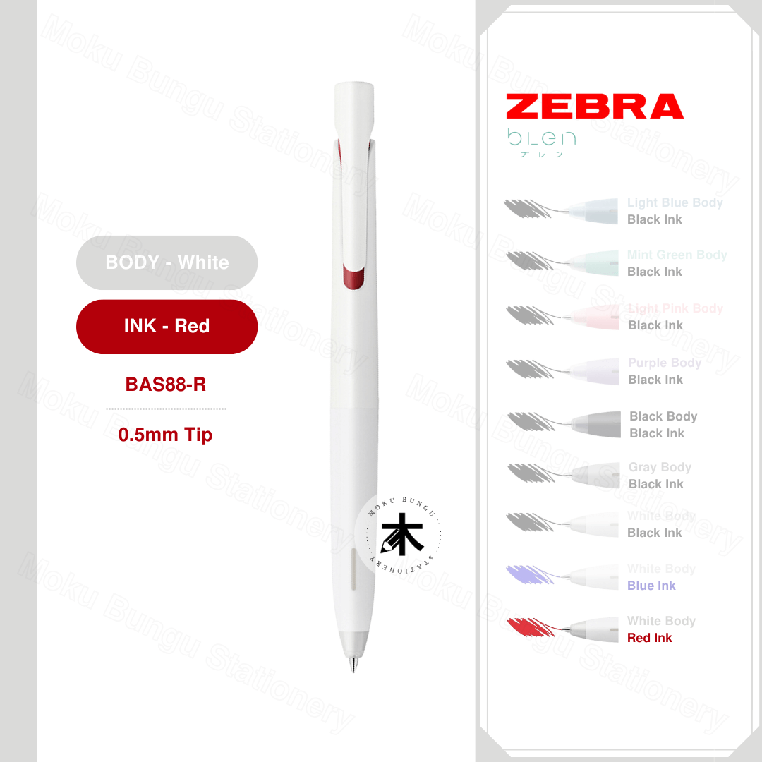 Zebra Blen Ballpoint Pen - 0.5mm