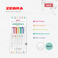 Zebra - Mildliner Double-Sided Pastel Highlighter - 5 Colour Set - Bright