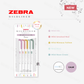 Zebra - Mildliner Double-Sided Pastel Highlighter - 5 Colour Set - Calm