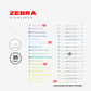 Zebra Mildliner Double-Sided Pastel Highlighters (35 Colours Available)