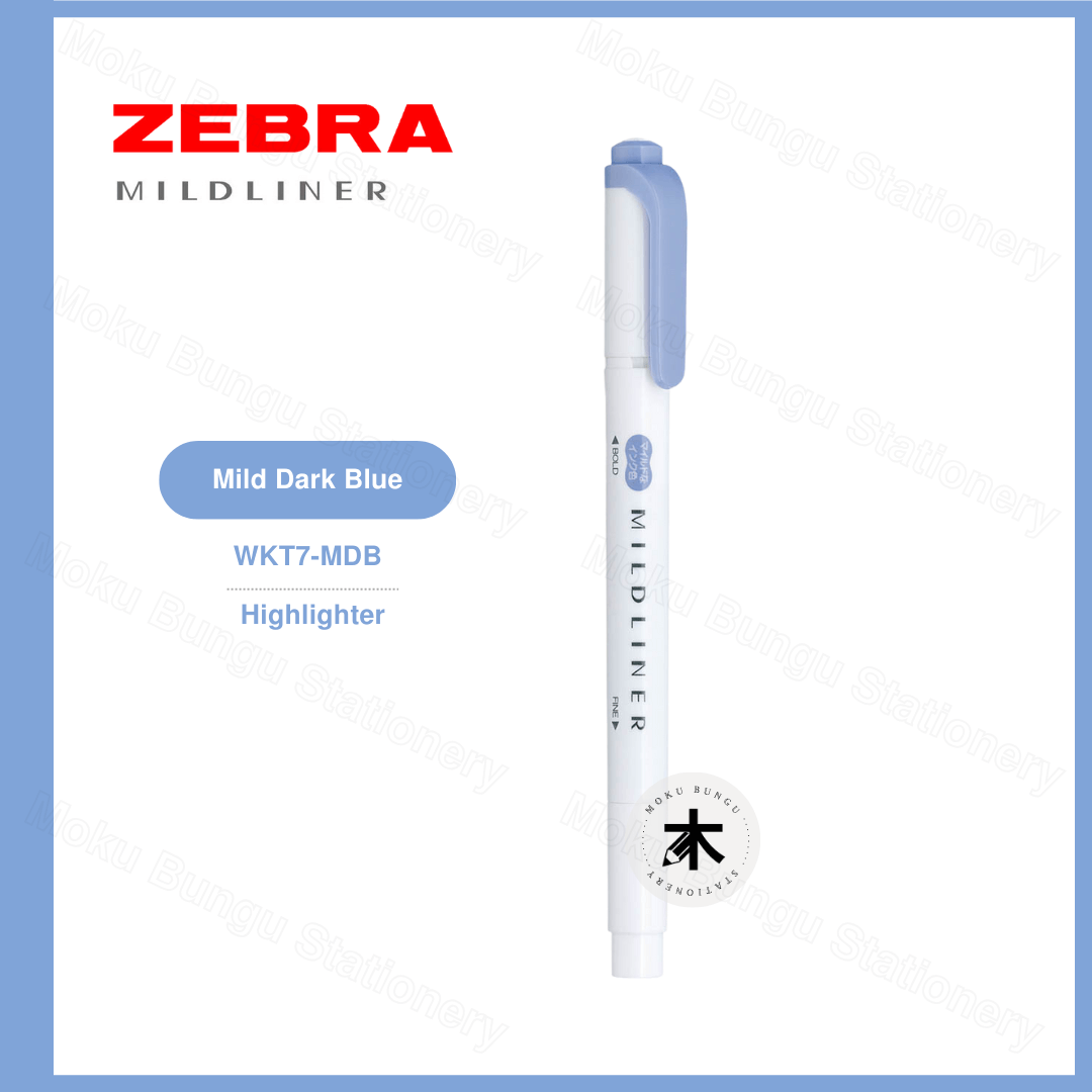 Zebra Mildliner Double-Sided Pastel Highlighter - Individual Colour (40 Colours Available)