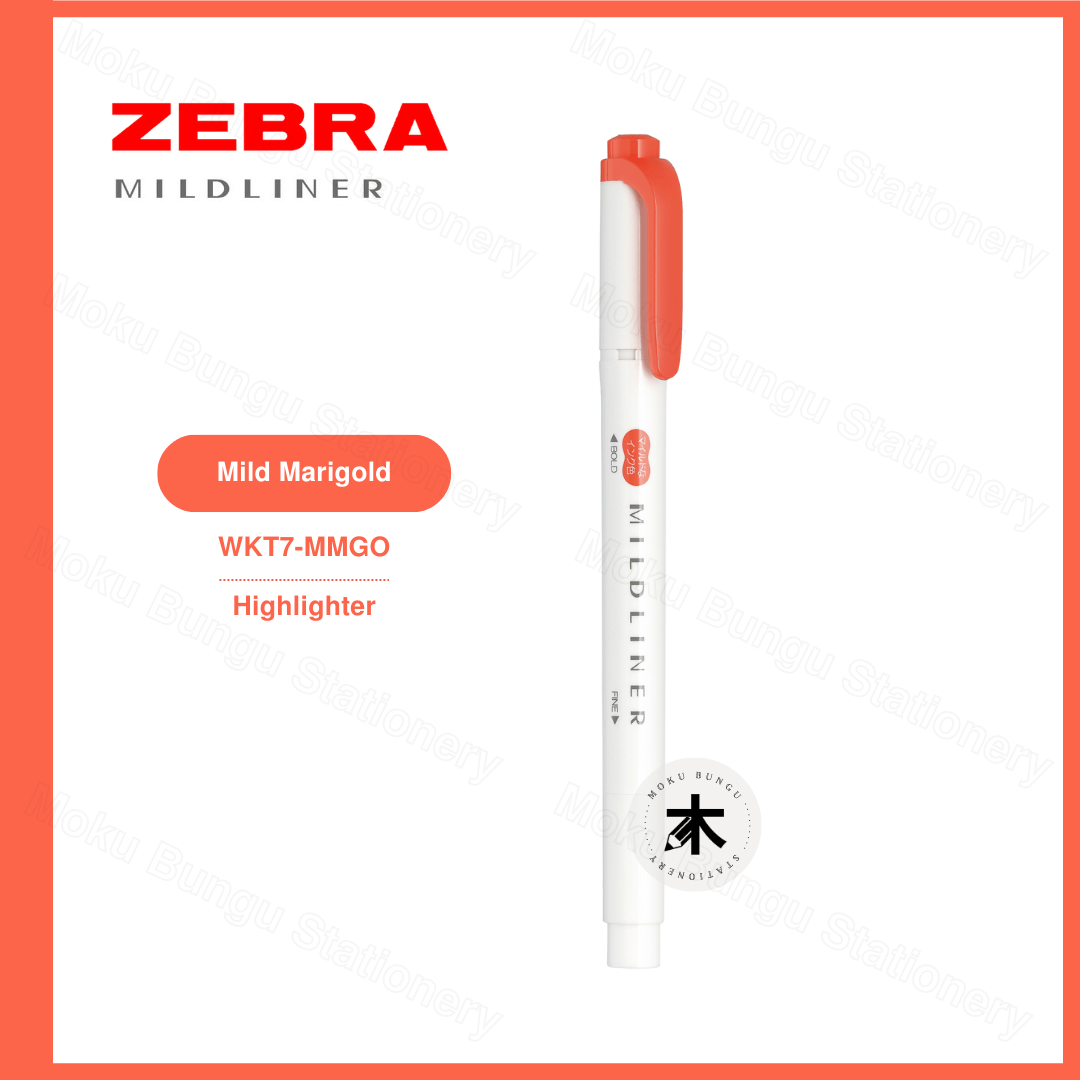 Zebra Mildliner Double-Sided Pastel Highlighter - Individual Colour (40 Colours Available)
