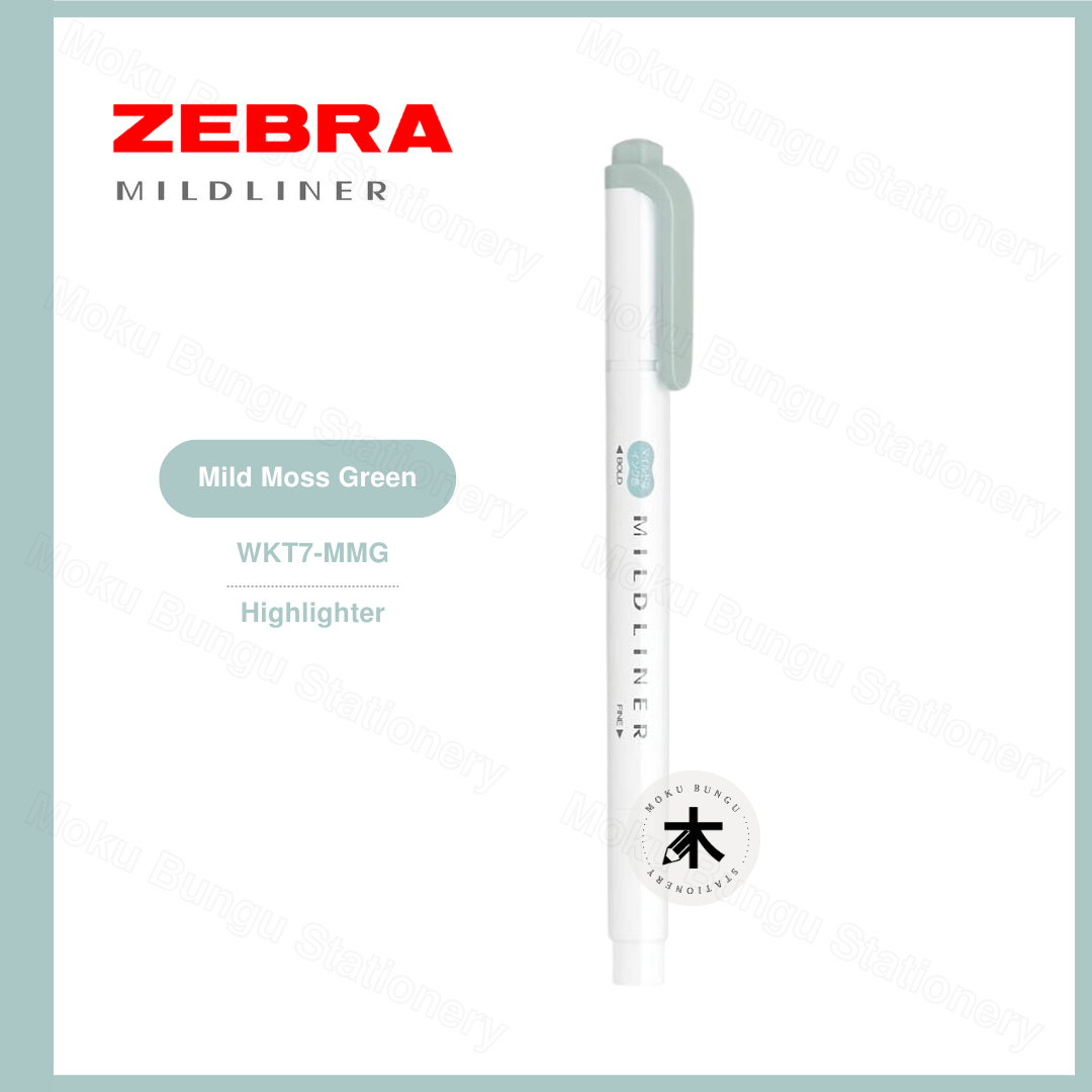 Zebra Mildliner Double-Sided Pastel Highlighter - Individual Colour (40 Colours Available)