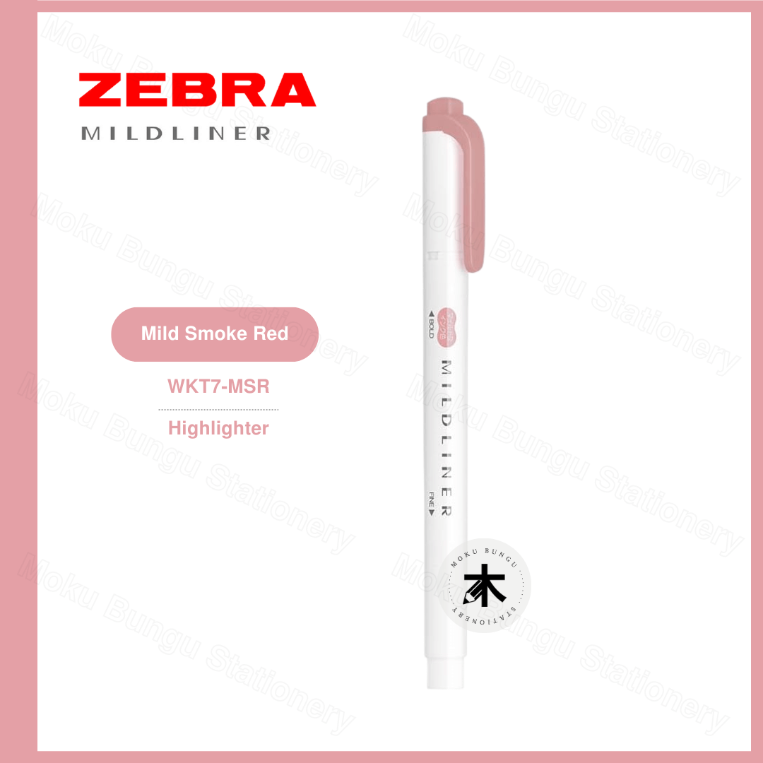 Zebra Mildliner Double-Sided Pastel Highlighter - Individual Colour (40 Colours Available)
