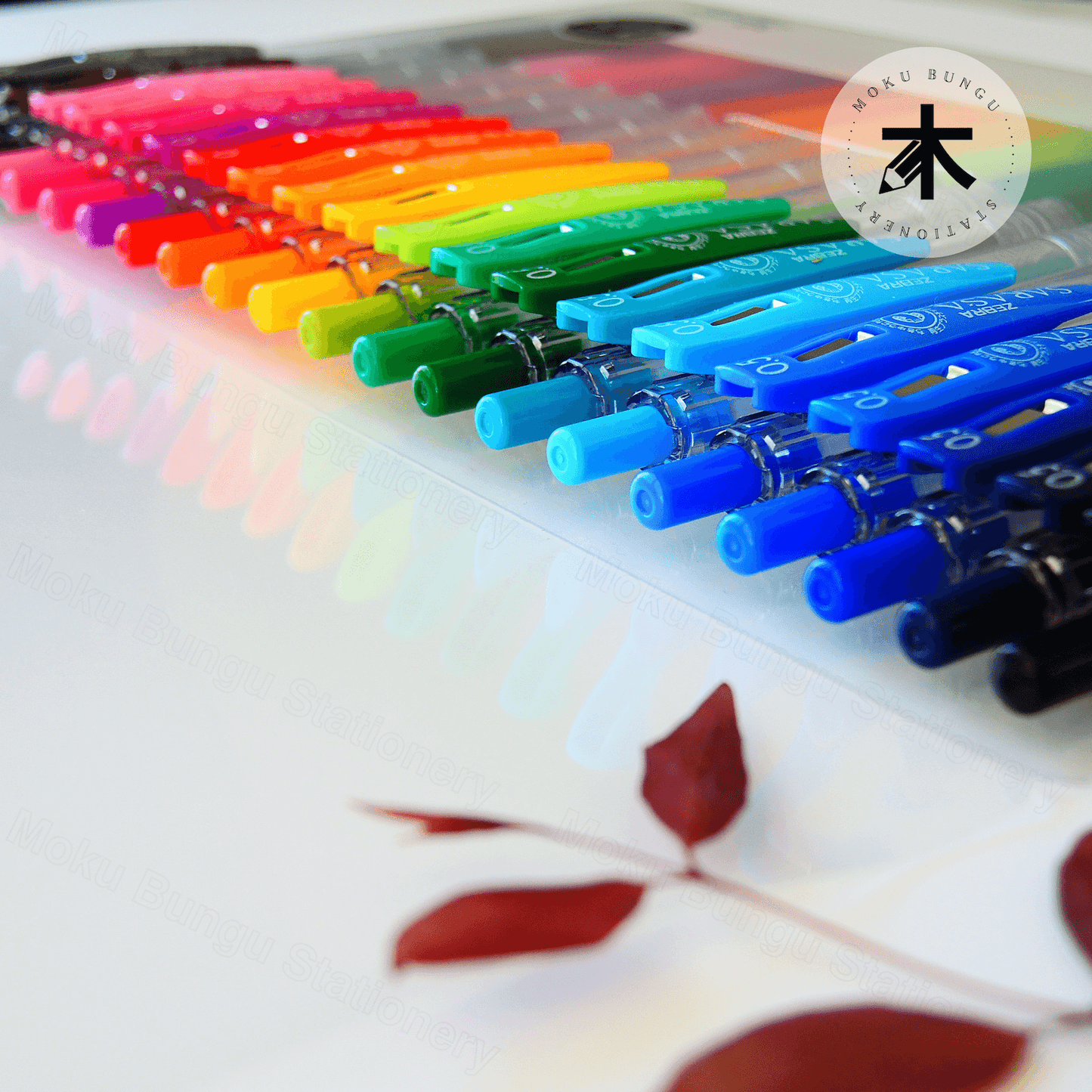 Zebra Sarasa Clip Gel Pen - 0.5mm - 20 Colour Set