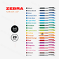 Zebra Sarasa Clip Gel Pen - 0.5mm - Single Pen (20 Colours Available)