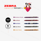 Zebra Sarasa Clip Gel Pen - 0.5mm - Vintage Colour - Limited Edition Disney (5 Colours Available)