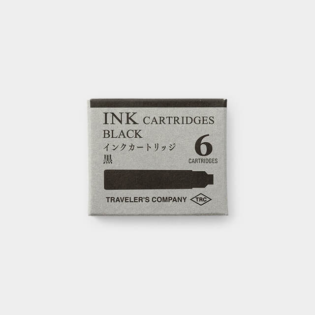 TRAVELER'S COMPANY - Brass Fountain Pen Ink Cartridges - Black