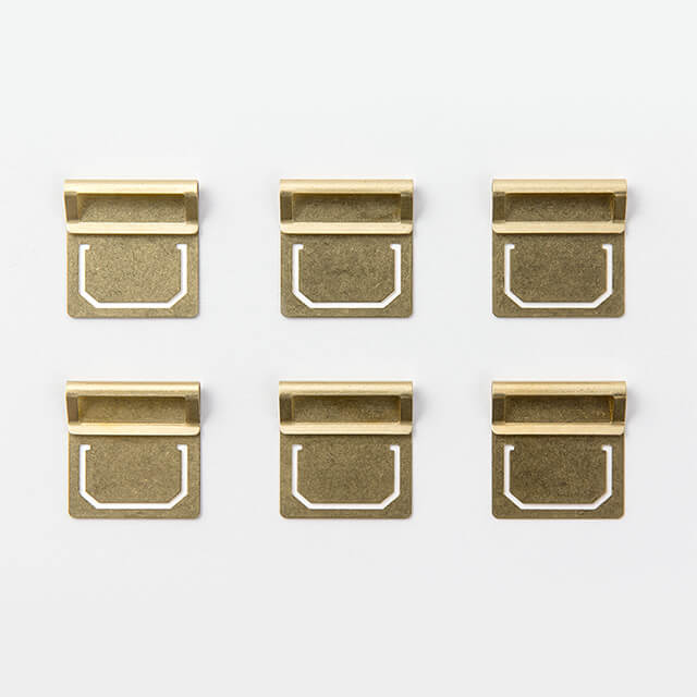 TRAVELER'S COMPANY - Brass Index Clips