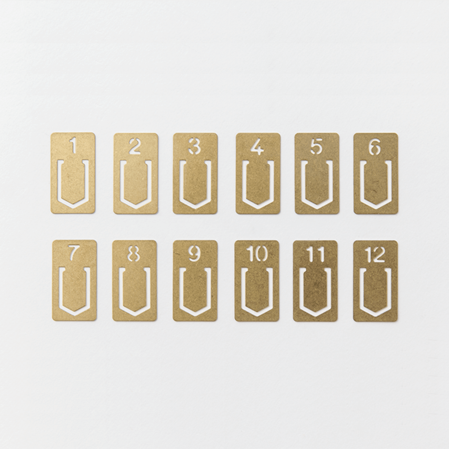 TRAVELER'S COMPANY - Brass Number Clips