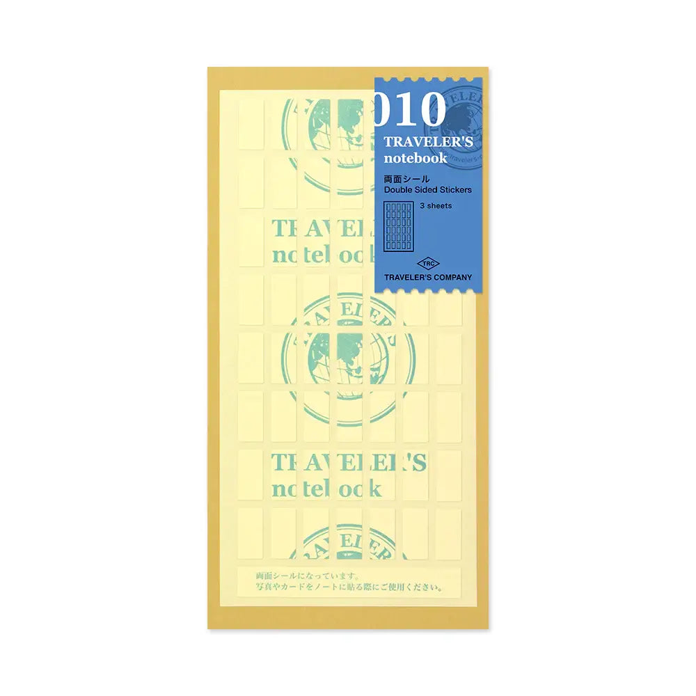 TRAVELER'S notebook Accessory - Regular & Passport Size - 010 Double Sided Stickers