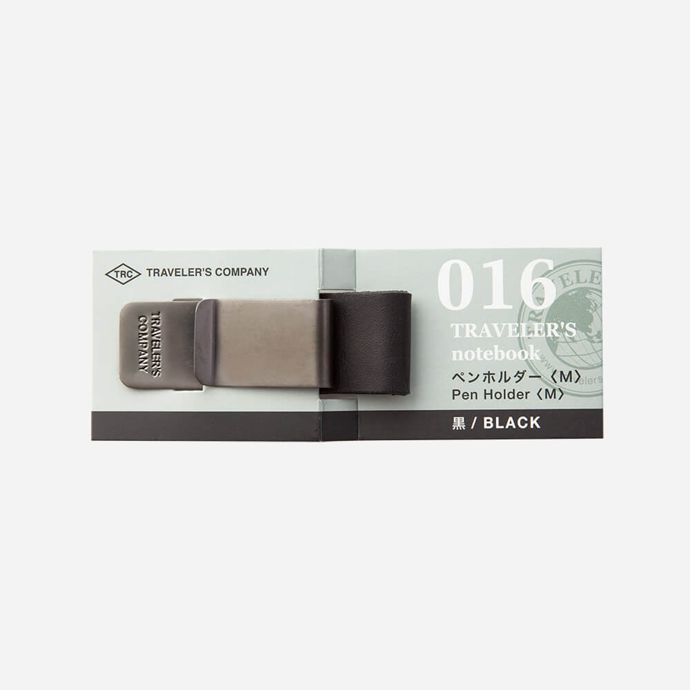 TRAVELER'S notebook Accessory - Regular & Passport Size - 016 Pen Holder - Black