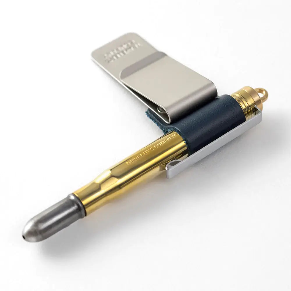 TRAVELER'S notebook Accessory - Regular & Passport Size - 016 Pen Holder - Blue