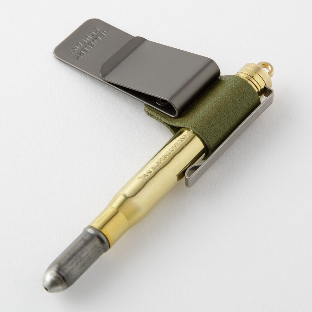 TRAVELER'S notebook Accessory - Regular & Passport Size - 016 Pen Holder - Olive