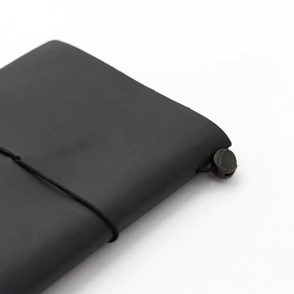 TRAVELER'S notebook Leather Cover Starter Kit - Passport Size - Black