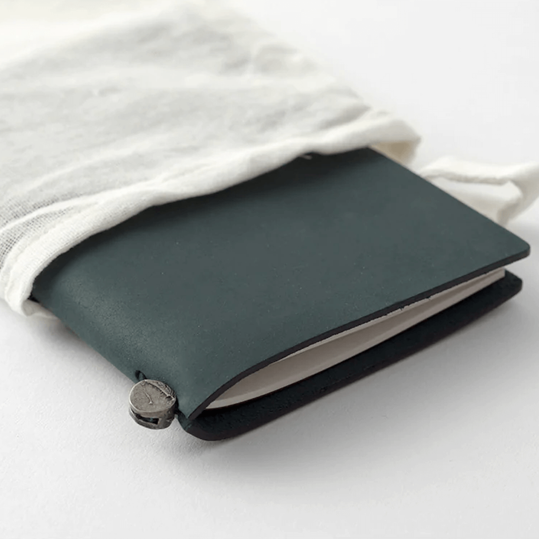TRAVELER'S notebook Leather Cover Starter Kit - Passport Size - Blue