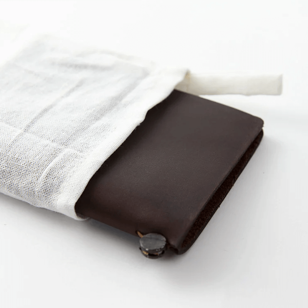 TRAVELER'S notebook Leather Cover Starter Kit - Passport Size - Brown