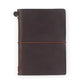 TRAVELER'S notebook Leather Cover Starter Kit - Passport Size - Brown
