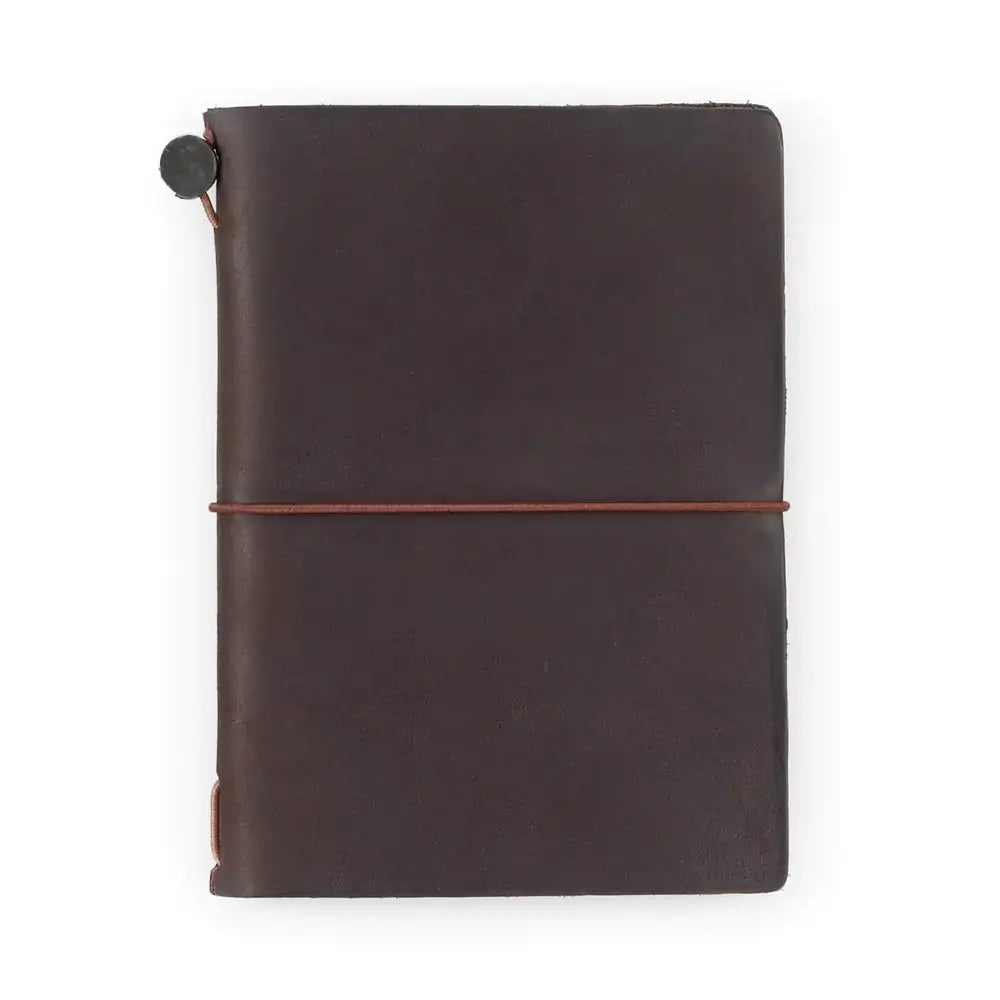 TRAVELER'S notebook Leather Cover Starter Kit - Passport Size - Brown
