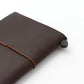 TRAVELER'S notebook Leather Cover Starter Kit - Passport Size - Brown