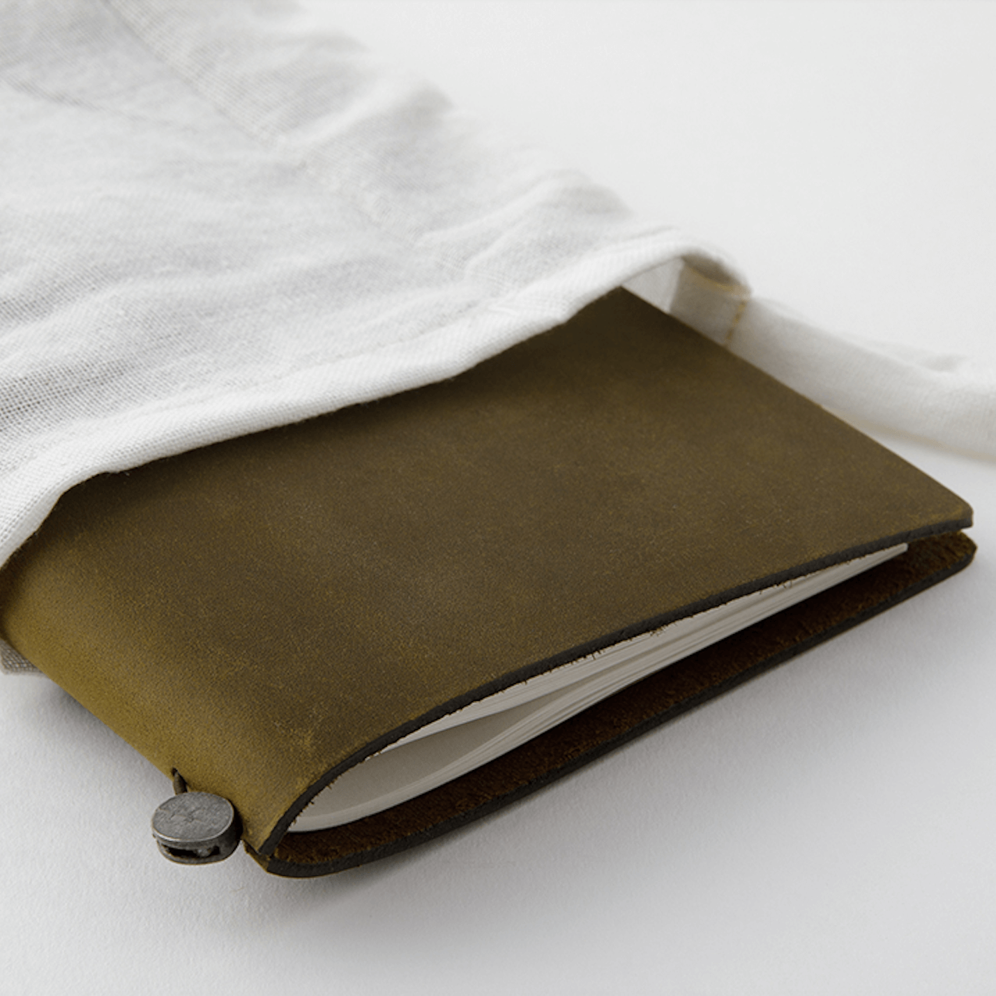 TRAVELER'S notebook Leather Cover Starter Kit - Passport Size - Olive