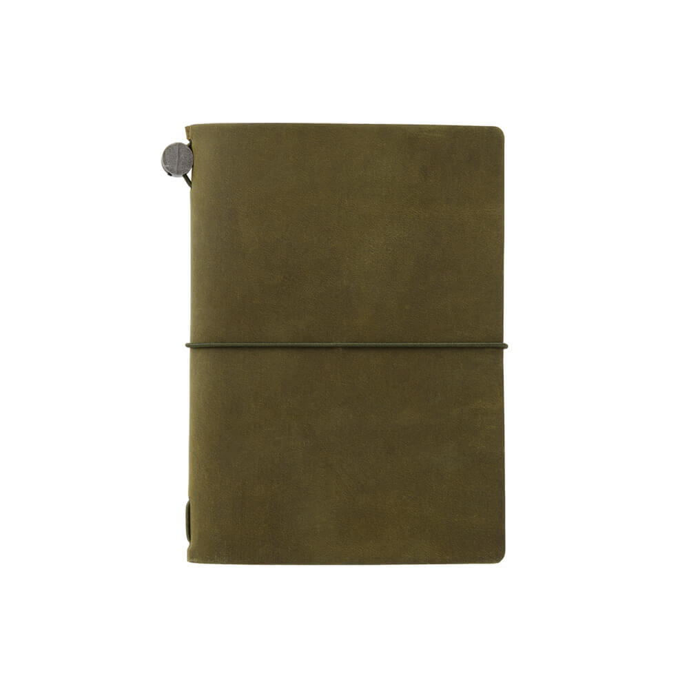 TRAVELER'S notebook Leather Cover Starter Kit - Passport Size - Olive