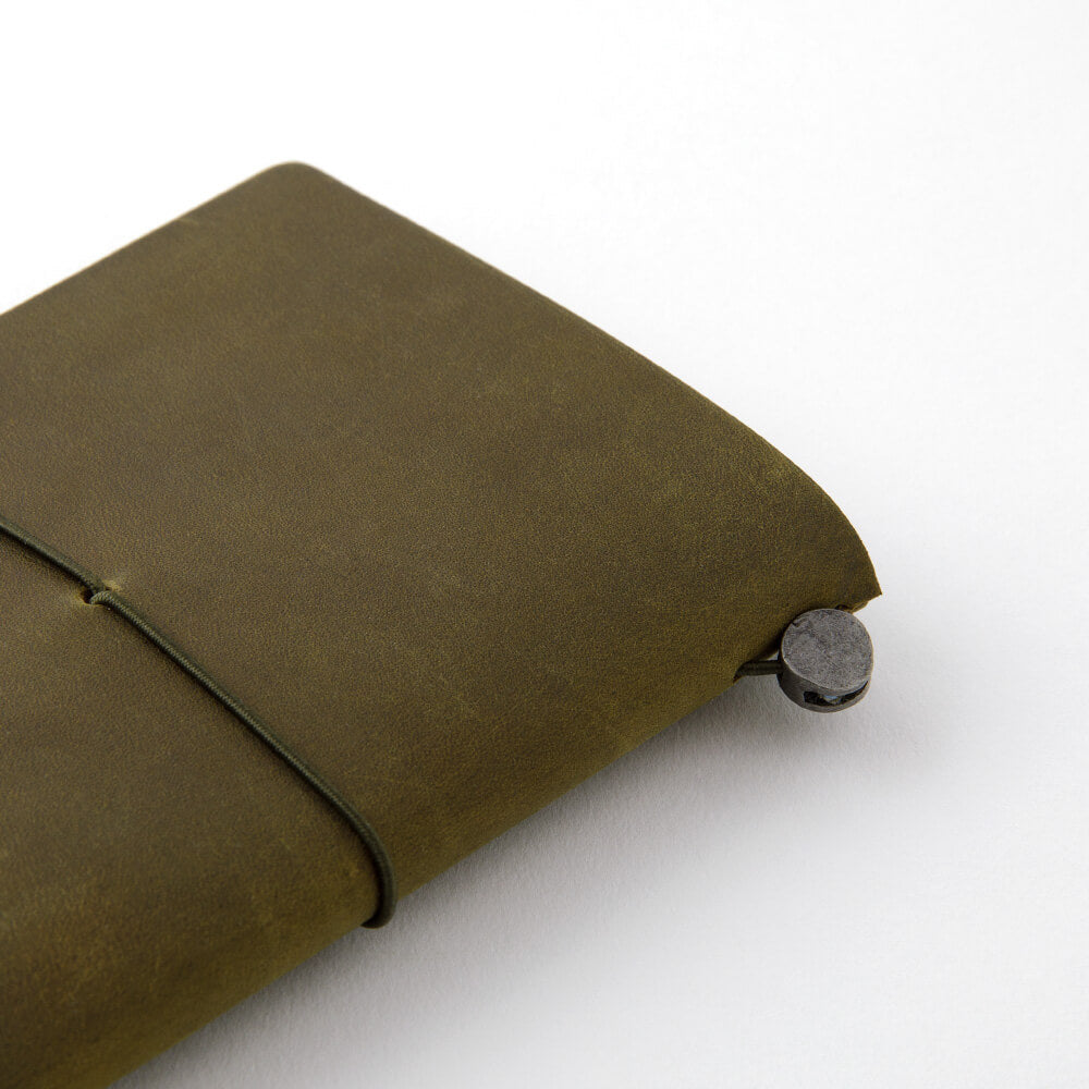 TRAVELER'S notebook Leather Cover Starter Kit - Passport Size - Olive