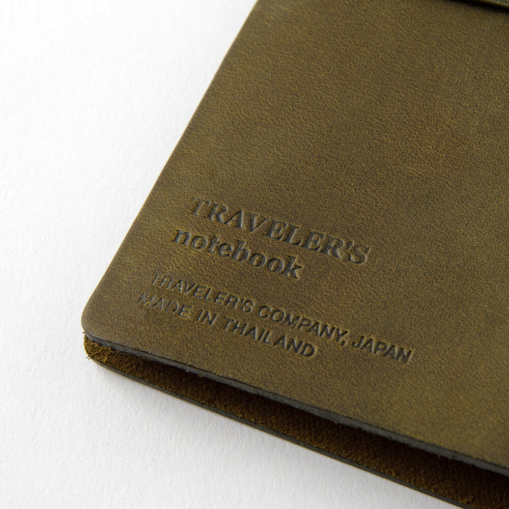 TRAVELER'S notebook Leather Cover Starter Kit - Passport Size - Olive