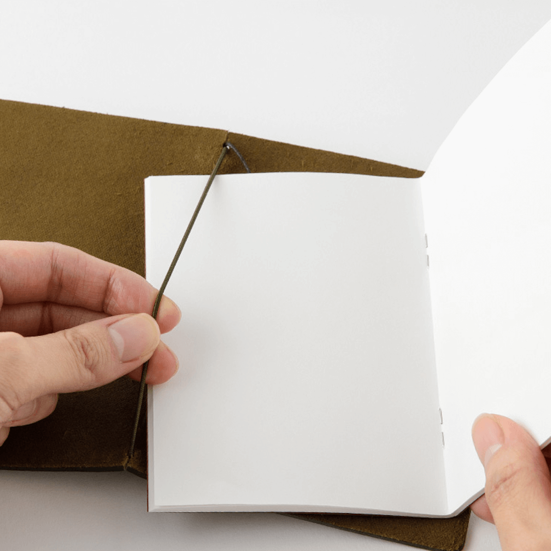 TRAVELER'S notebook Leather Cover Starter Kit - Passport Size - Olive