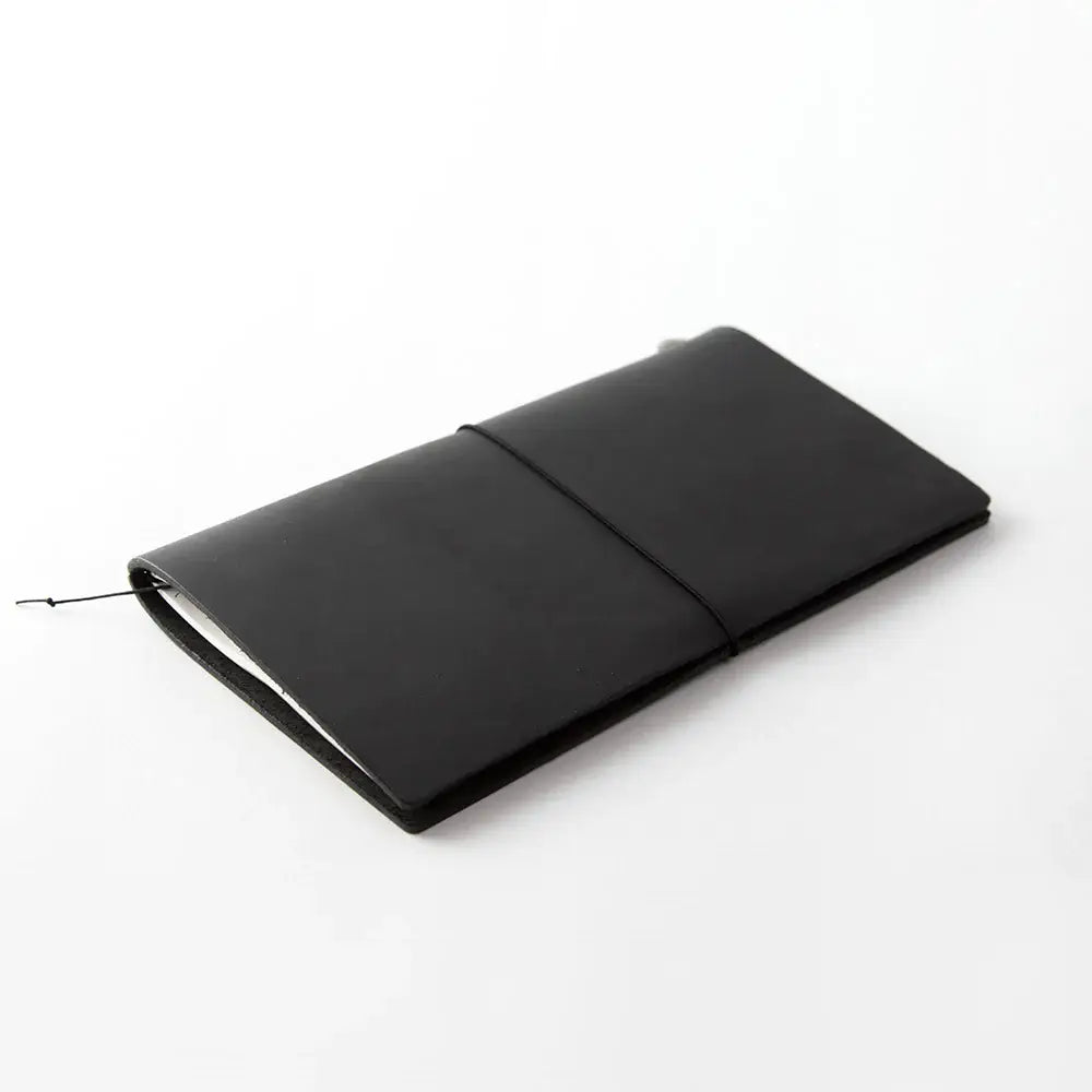 TRAVELER'S notebook Leather Cover Starter Kit - Regular Size - Black