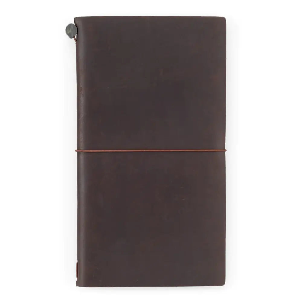 TRAVELER'S notebook Leather Cover Starter Kit - Regular Size - Brown